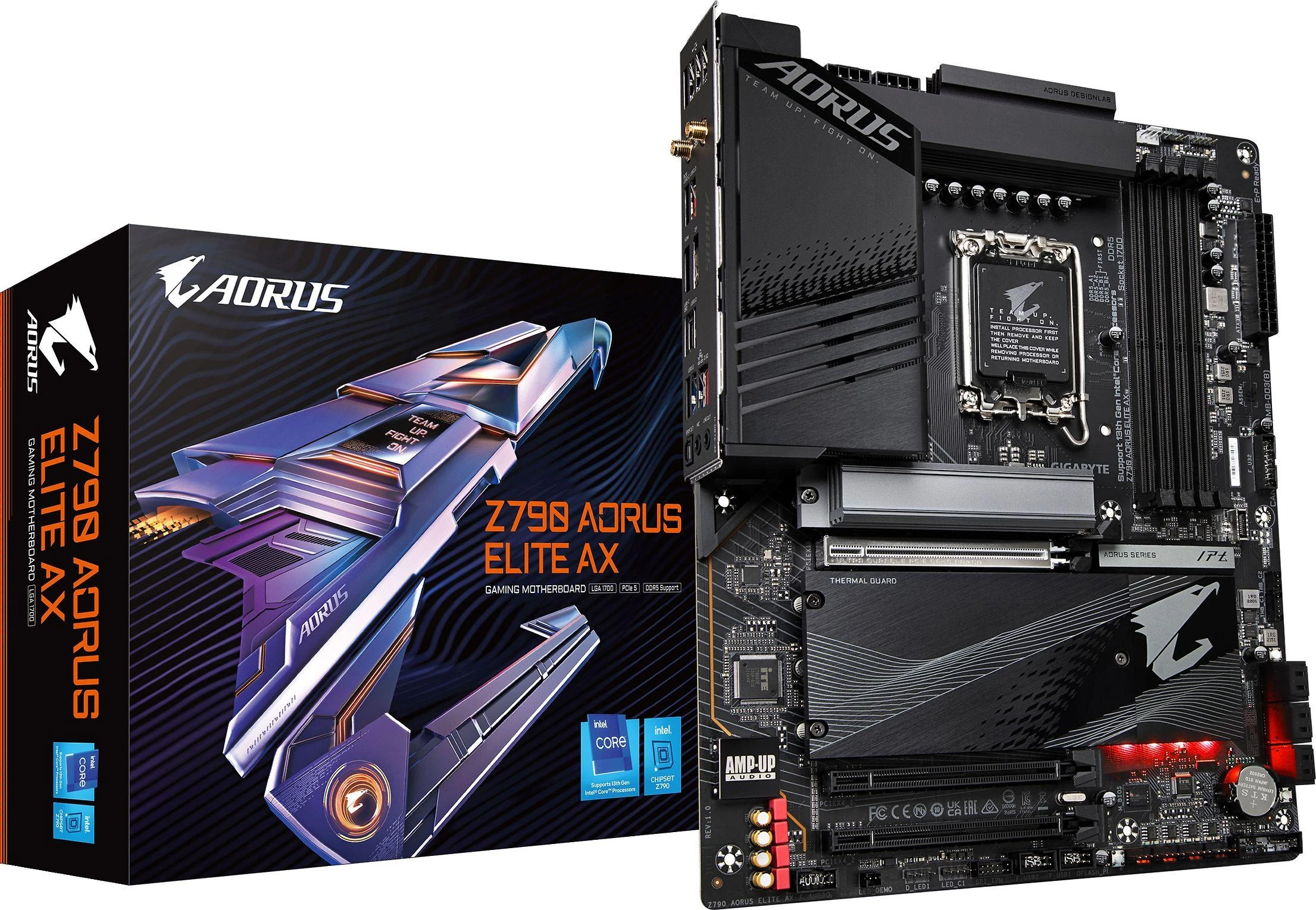 Pagrindinė plokštė Gigabyte Z790 AORUS ELITE AX, LGA1700, ATX