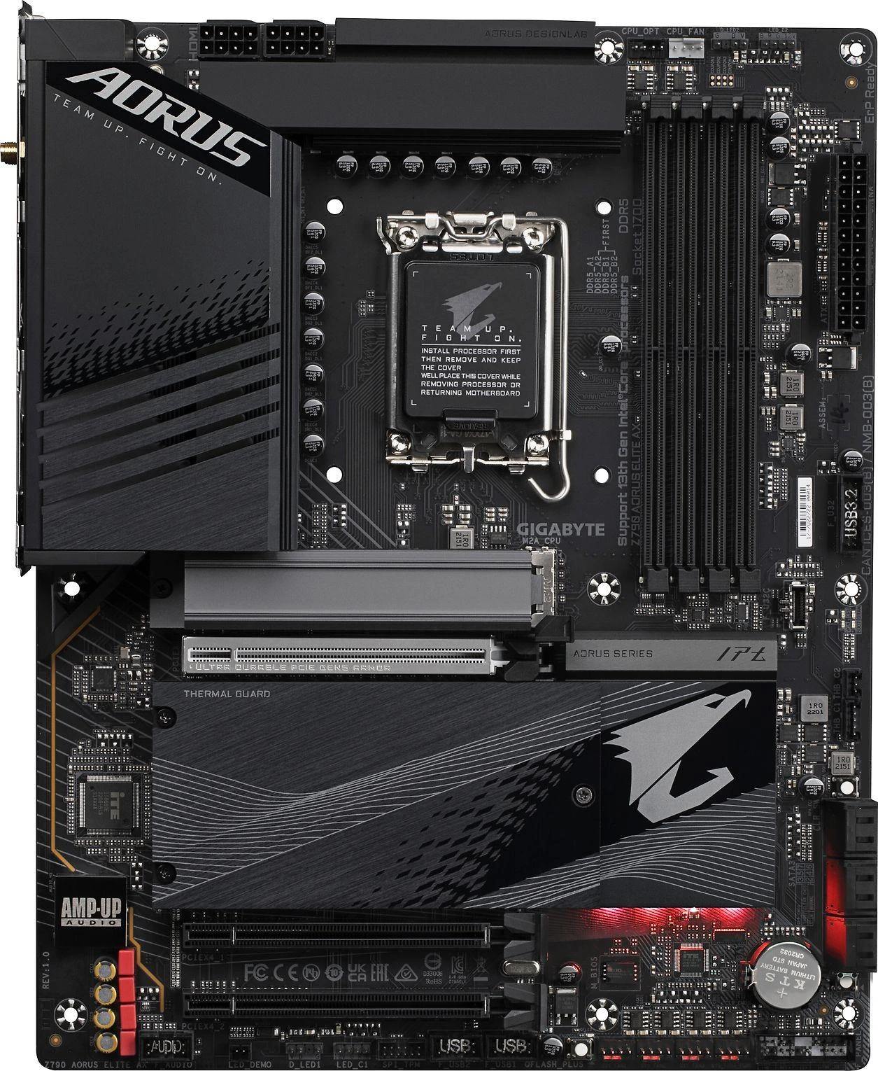 Pagrindinė plokštė Gigabyte Z790 AORUS ELITE AX, LGA1700, ATX