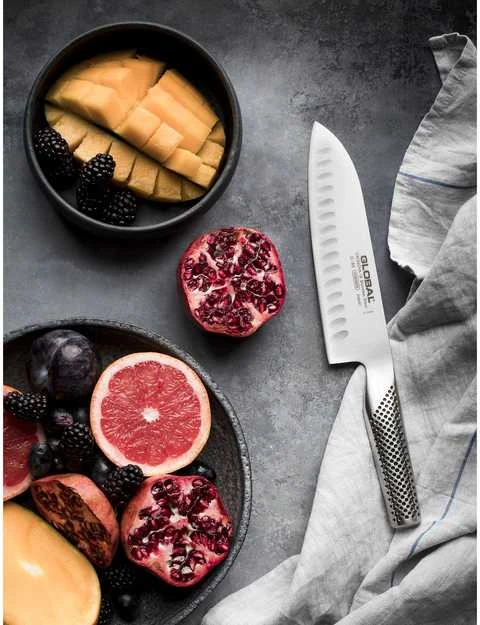 GLOBAL G-80 Santoku peilis, 18 cm