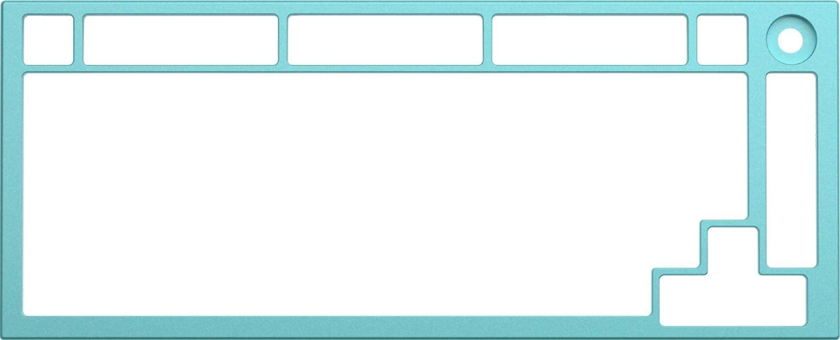 Klaviatūra Glorious GMMK PRO Top Frame – aqua mėlynas
