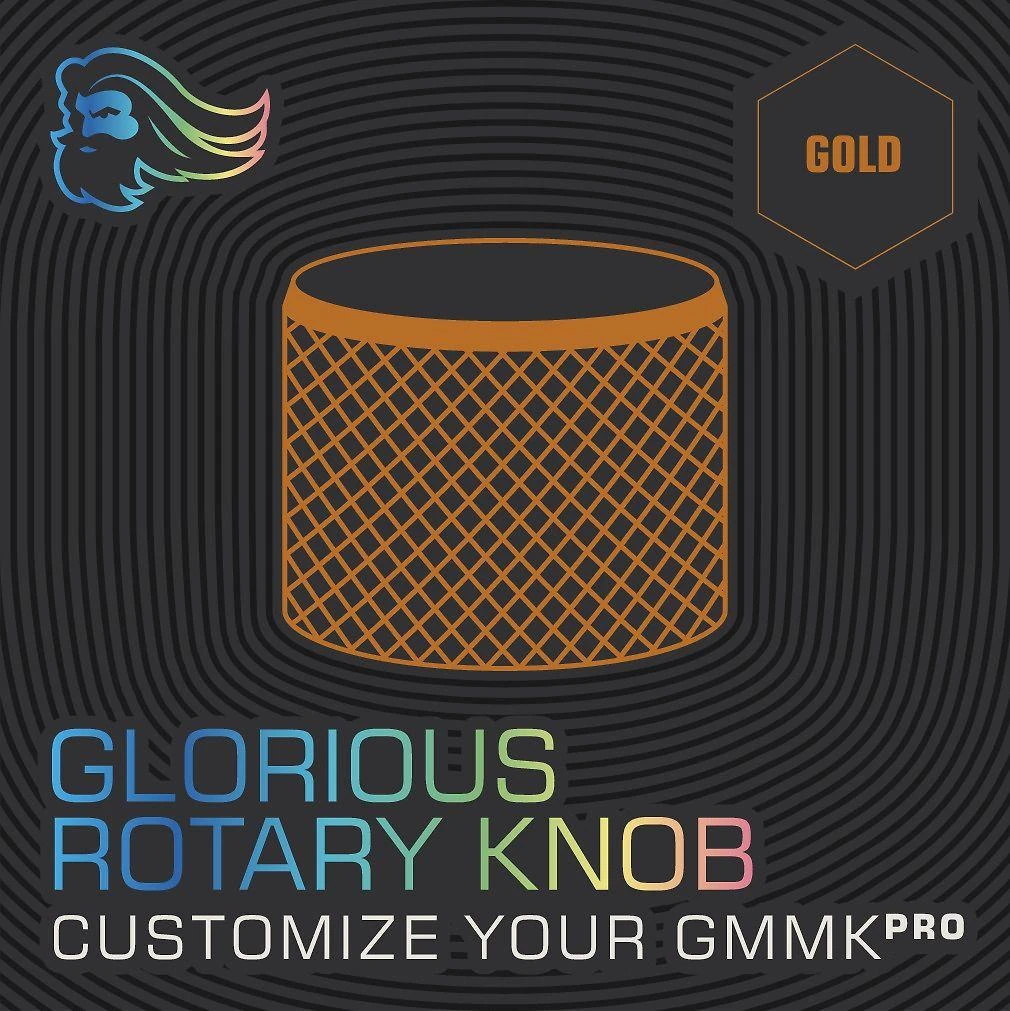 Glorious GMMK PRO Rotary Knob, Gold