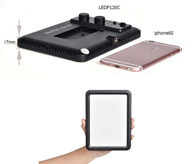 Apšvietimo įranga - Godox LEDP120C 680 Liumenų 3300K-5600K Vaizdo Lempa