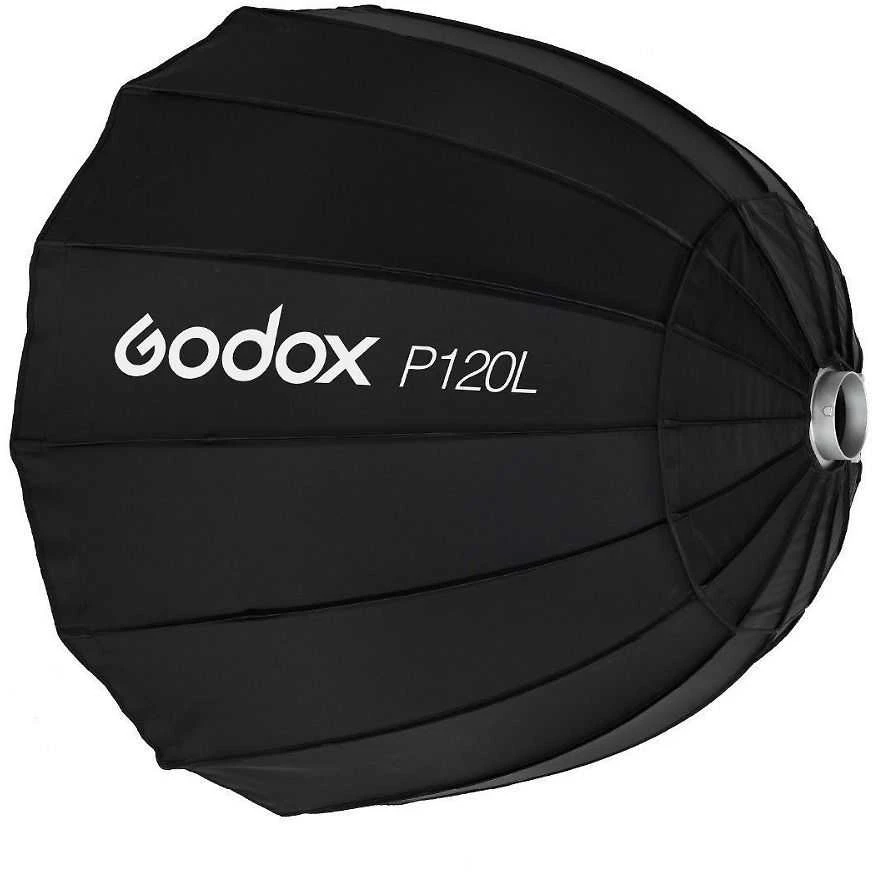 „Godox P120L“ parabolinė šviesdėžė su Bowenso laikikliu, 120 cm