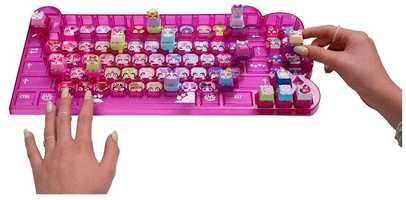 Goliath „Clickeez“ klaviatūros mega paketas su fidget klaviatūra