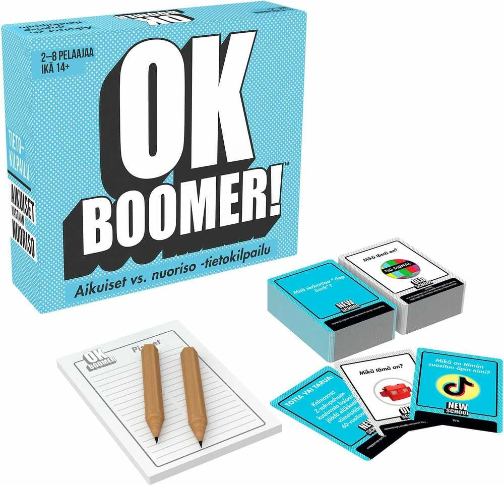 Goliath OK Boomer – vakarėlių žaidimas, Suomija