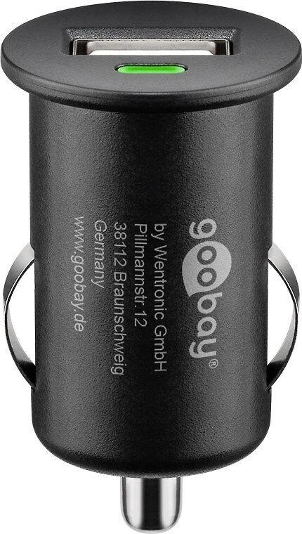 Goobay Car Charger 5 W automobilinis pakrovėjas, juodas