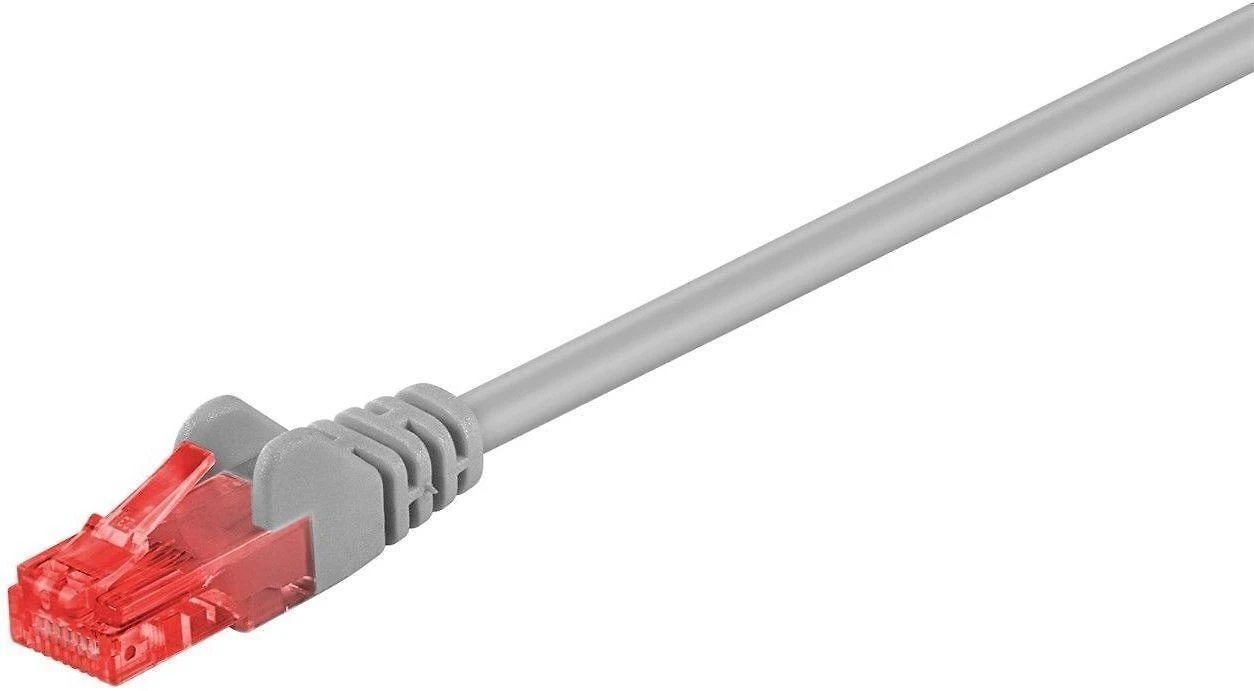 Goobay 68429 CAT 6 patch kabelis, U/UTP, pilkas, 7,5 m
