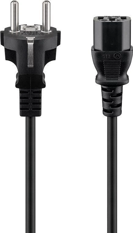 Goobay GB VIRTAKAAPELI 1.5M, MUSTA