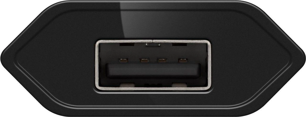 Goobay Micro-USB 5 W pakrovėjas + laidas, 1 m, juodas