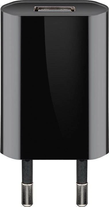 Goobay Micro-USB 5 W pakrovėjas + laidas, 1 m, juodas