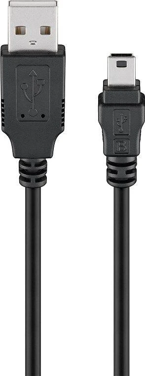 Goobay USB 2.0 A - Mini-B laidas, 0,3 m