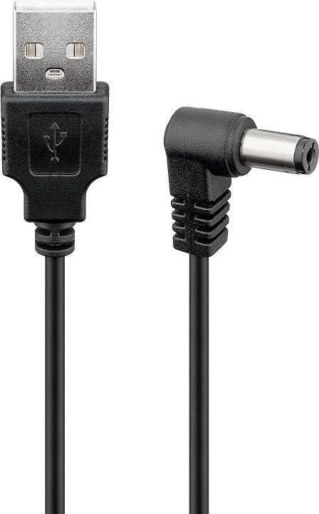 Goobay USB - 5,5 x 2,5 DC maitinimo adapteris, 1 m