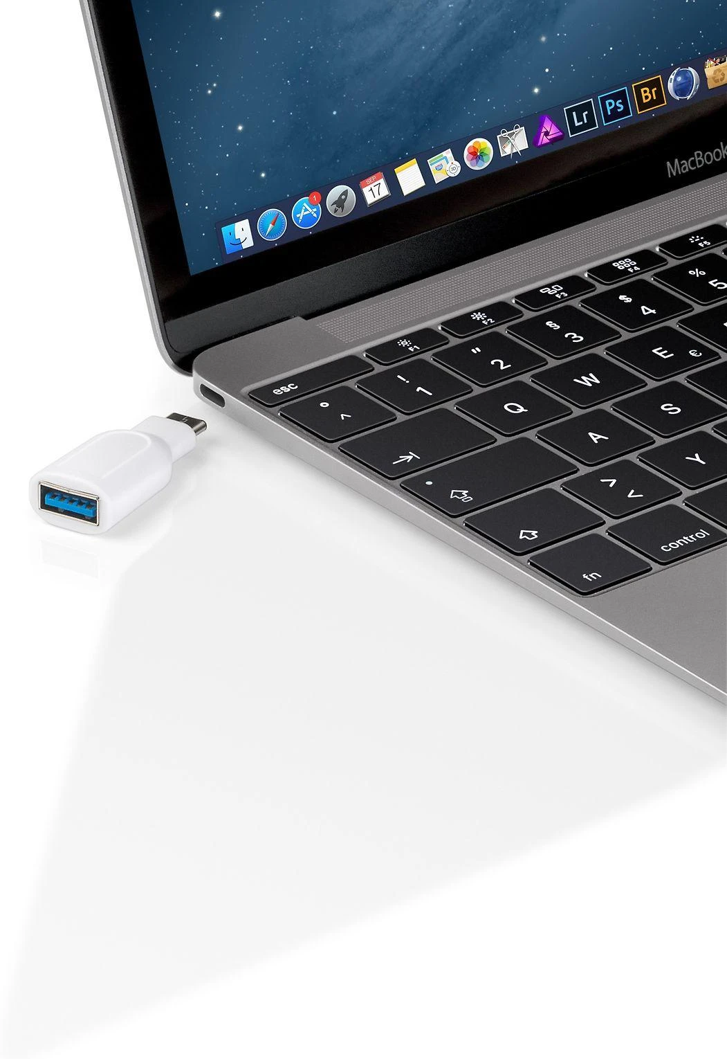 Goobay USB-A į USB-C 3.0 OTG adapteris, baltas