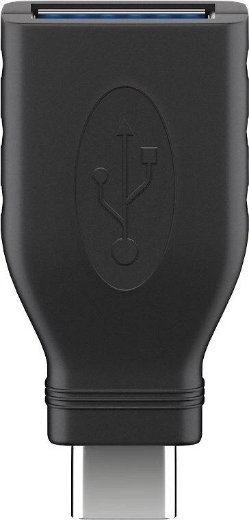 Goobay USB-A į USB-C 3.0 OTG adapteris, juodas