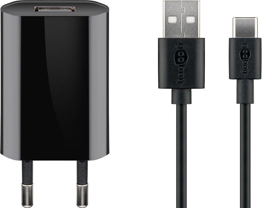 Goobay USB-C 5 W pakrovėjas + laidas, 1 m, juodas