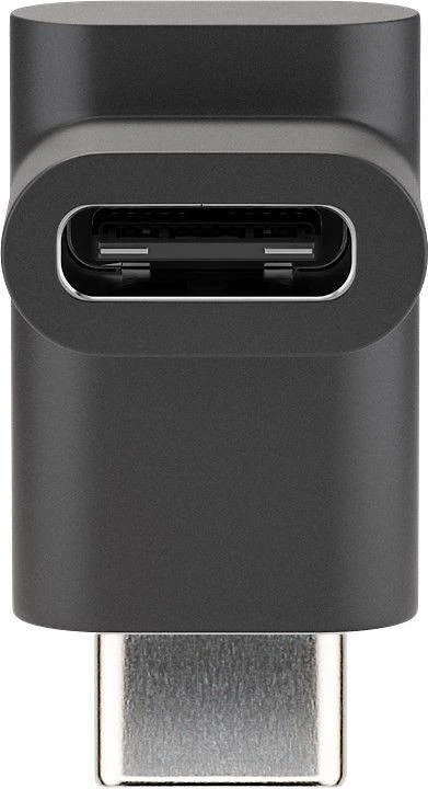 Goobay USB-C 90° kampo adapteris, juodas