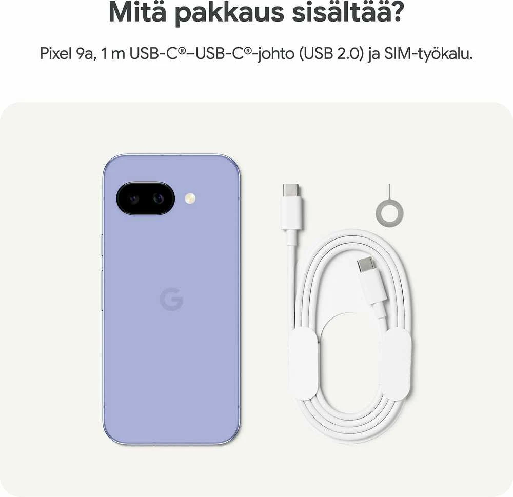 Išmanusis telefonas Google Pixel 9a 5G Dual Sim 8GB RAM 128GB – Iris