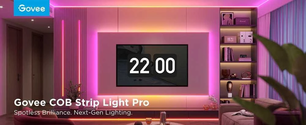 Govee H61E5 COB Strip Lights Pro 3m | Taśma LED | Wi-Fi, Bluetooth, RGBICW