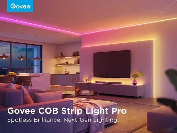 Govee H61E5 COB Strip Lights Pro 3m | Taśma LED | Wi-Fi, Bluetooth, RGBICW