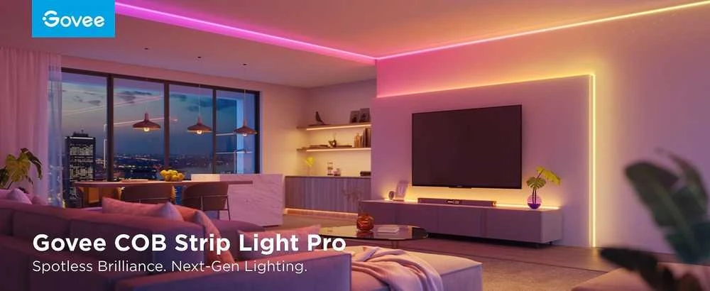 Govee H61E5 COB Strip Lights Pro 3m | Taśma LED | Wi-Fi, Bluetooth, RGBICW