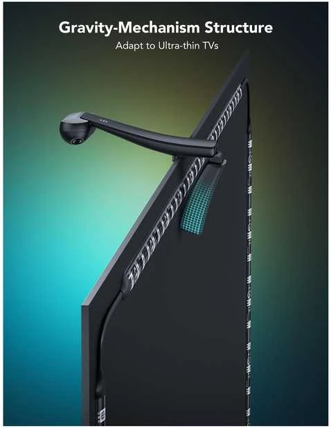 Govee H605C Envisual TV foninis apšvietimas T2 | LED juostelė | televizoriui 55-65 colių, RGBIC, Wi-Fi+Bluetooth
