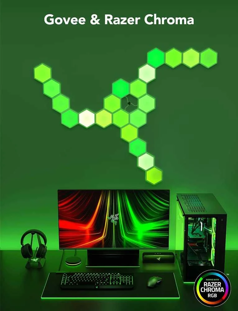 Govee Glide Hexa Light Panels 5 vnt