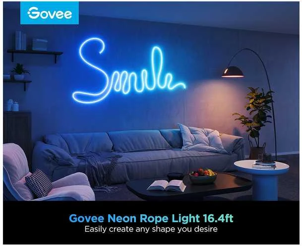 Govee H61D5 Neoniniai žibintai 2 5m | Oświetlenie LED | Matter, HomeKit, Google, Alexa, SmartThings