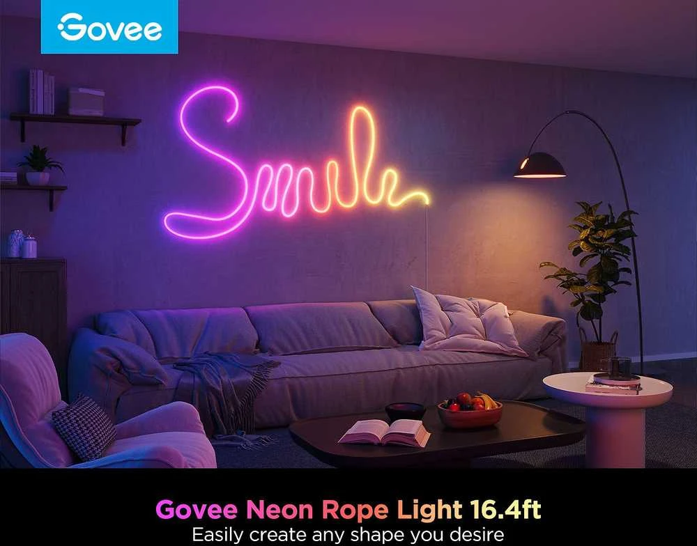 Govee H61D5 Neoniniai žibintai 2 5m | Oświetlenie LED | Matter, HomeKit, Google, Alexa, SmartThings