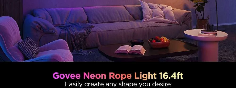 Govee H61D5 Neoniniai žibintai 2 5m | Oświetlenie LED | Matter, HomeKit, Google, Alexa, SmartThings