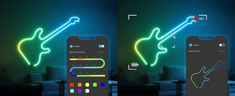 Govee H61D5 Neoniniai žibintai 2 5m | Oświetlenie LED | Matter, HomeKit, Google, Alexa, SmartThings