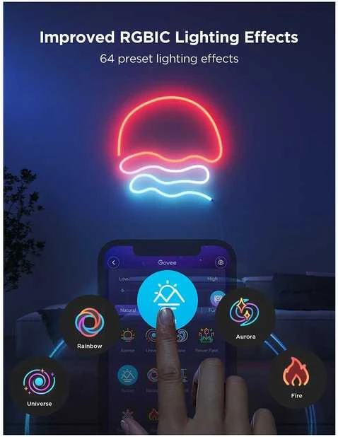 Govee LED juostelė 3m H61D3301 neoninė virvė 2