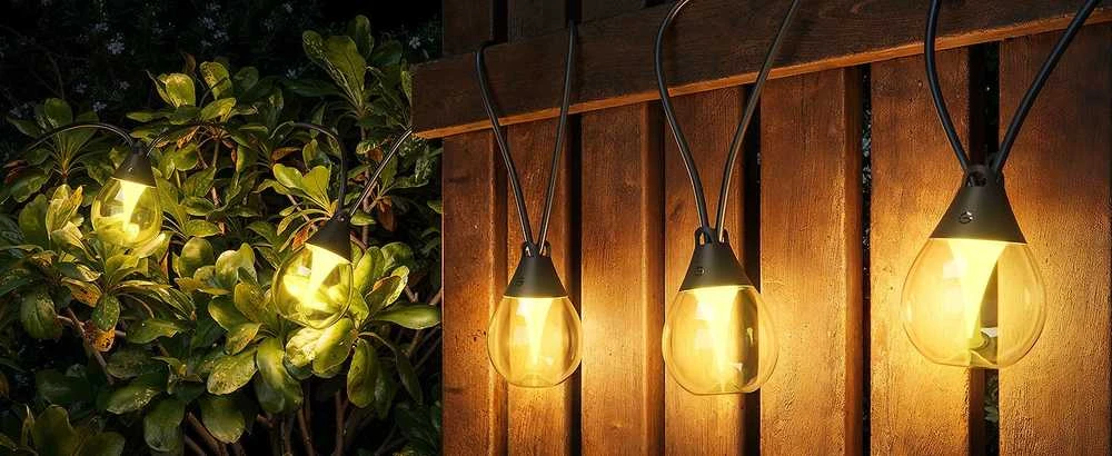 „Govee H7025 RGBICW“ lauko LED prožektorius, 14,63 m, 2,4 GHz „Wi-Fi“ + „Bluetooth“