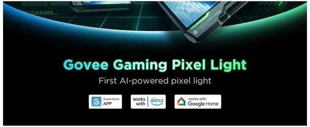 „Govee Pixel Light“ išmanioji stalinė lempa su „Wi-Fi“ / „Bluetooth“