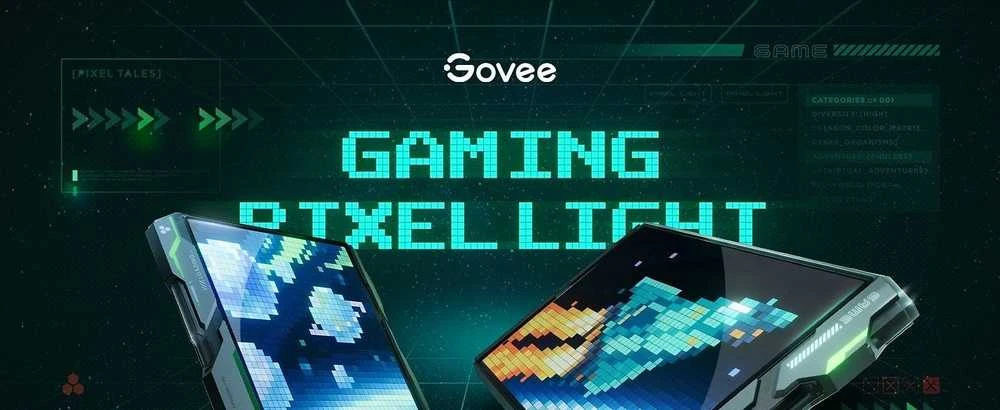 „Govee Pixel Light“ išmanioji stalinė lempa su „Wi-Fi“ / „Bluetooth“