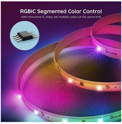 Govee H618A pagrindinis LED juostinis šviestuvas 5m | Taśma LED | Wi-Fi, Bluetooth, RGBIC