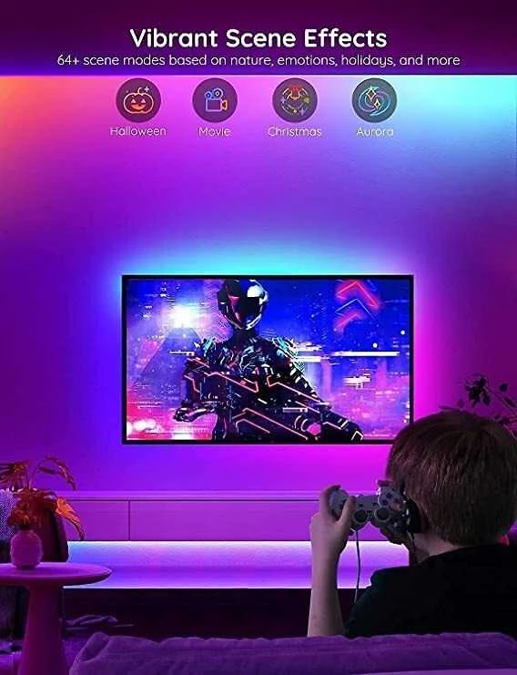 Govee H618A pagrindinis LED juostinis šviestuvas 5m | Taśma LED | Wi-Fi, Bluetooth, RGBIC