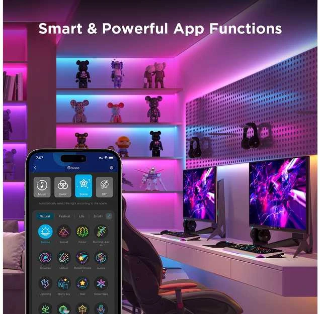 Govee H612A 5m | LED juostelė | Wi-Fi, Bluetooth, RGBIC