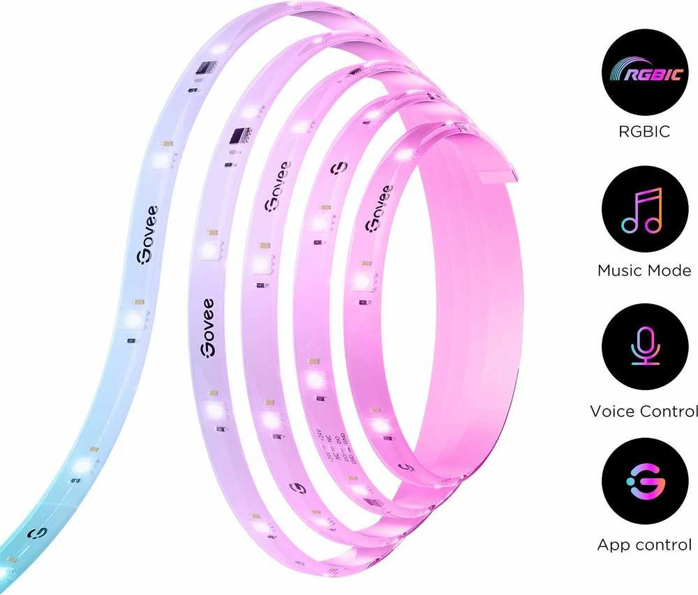 Govee H612A 5m | LED juostelė | Wi-Fi, Bluetooth, RGBIC