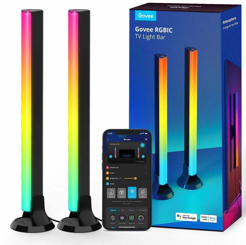 Govee H6046 TV šviesos juostos | Oświetlenie LED | RGBIC, 2,4 GHz Wi-Fi, Bluetooth