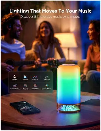 Govee H6022 išmanioji stalinė lempa su „Wi-Fi“ / „Bluetooth“