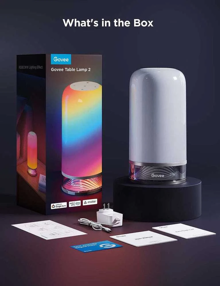 Govee H6022 išmanioji stalinė lempa su „Wi-Fi“ / „Bluetooth“