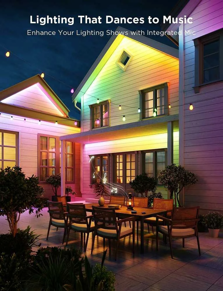 Govee H70A1 Outdoor Strip Light Pro 10m | Taśma LED | „Wi-Fi“, „Bluetooth“, RGBICWW