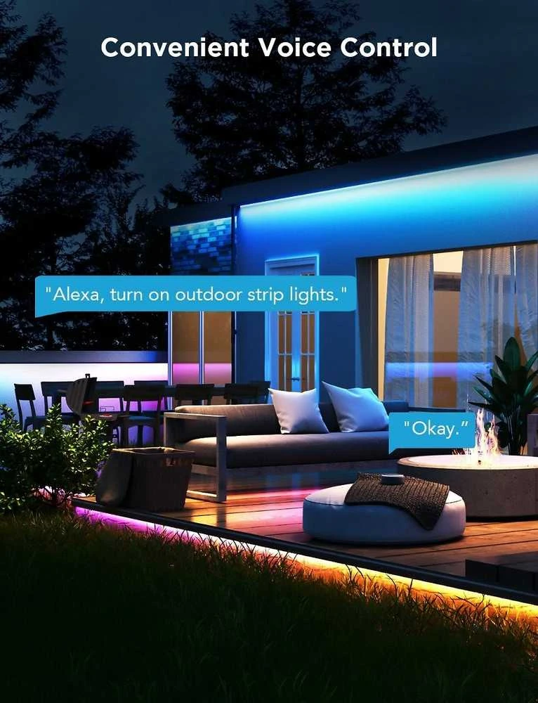 Govee H70A1 Outdoor Strip Light Pro 10m | Taśma LED | „Wi-Fi“, „Bluetooth“, RGBICWW