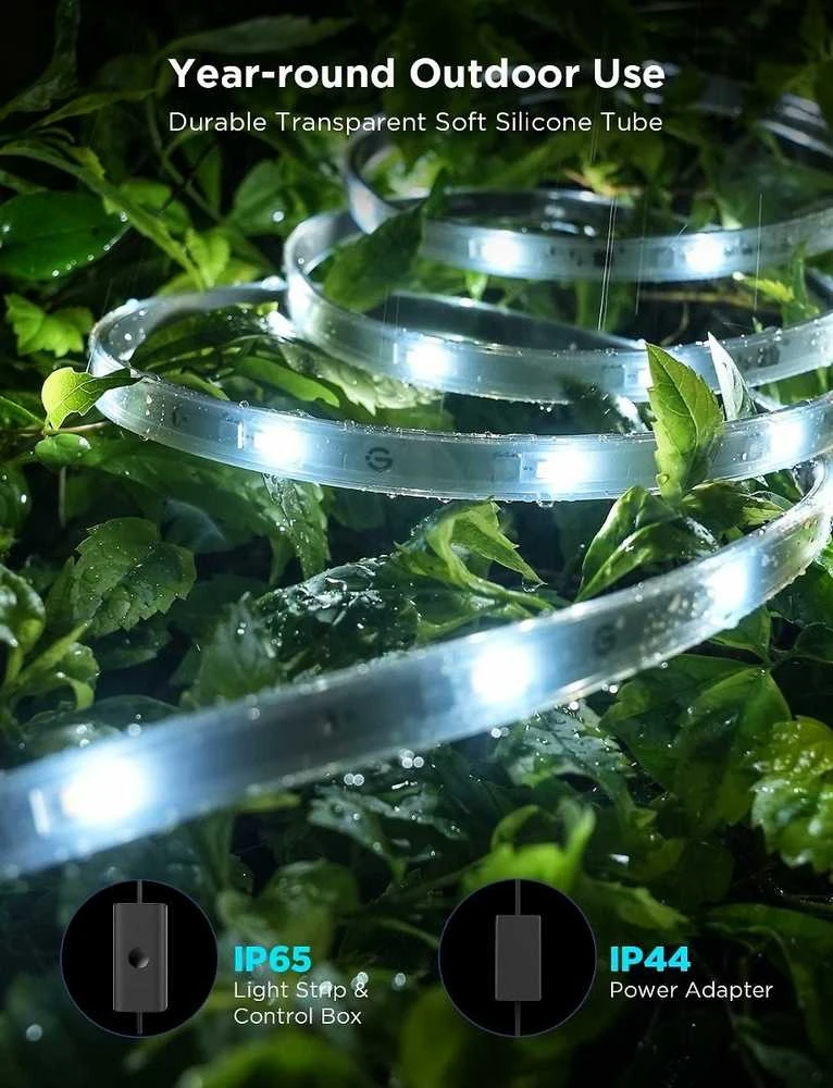 Govee H70A1 Outdoor Strip Light Pro 10m | Taśma LED | „Wi-Fi“, „Bluetooth“, RGBICWW