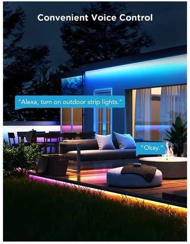 Govee H70A1 Outdoor Strip Light Pro 10m | Taśma LED | „Wi-Fi“, „Bluetooth“, RGBICWW