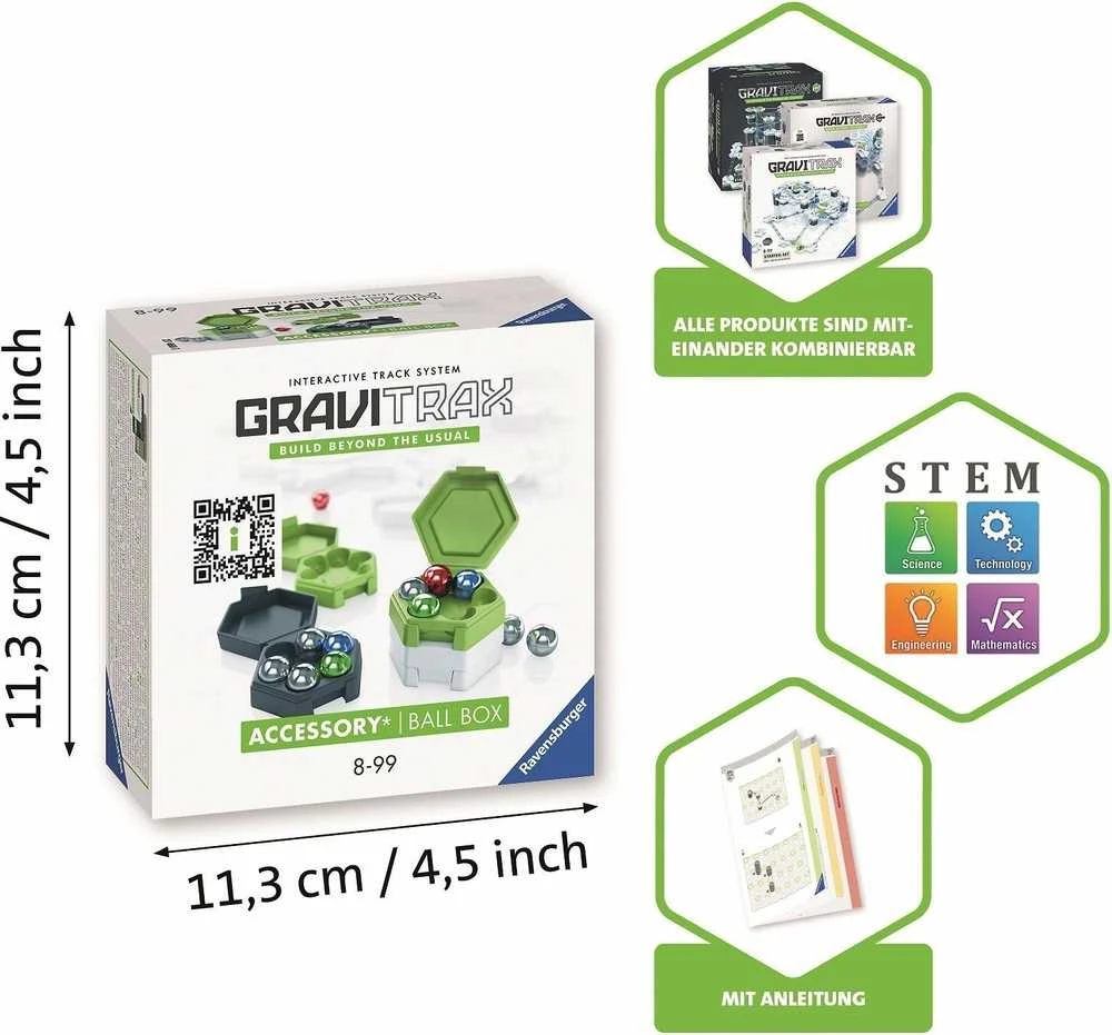 Žaidimo kamuoliukų dėžutė GraviTrax Ravensburger