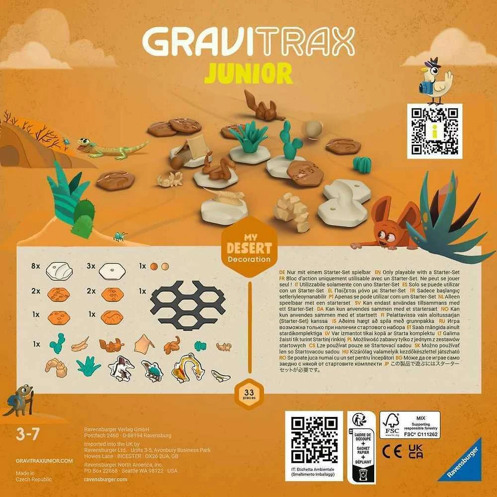 Kūrybinis žaidimas - konstruktorius GraviTrax Junior Ravensburger 27076