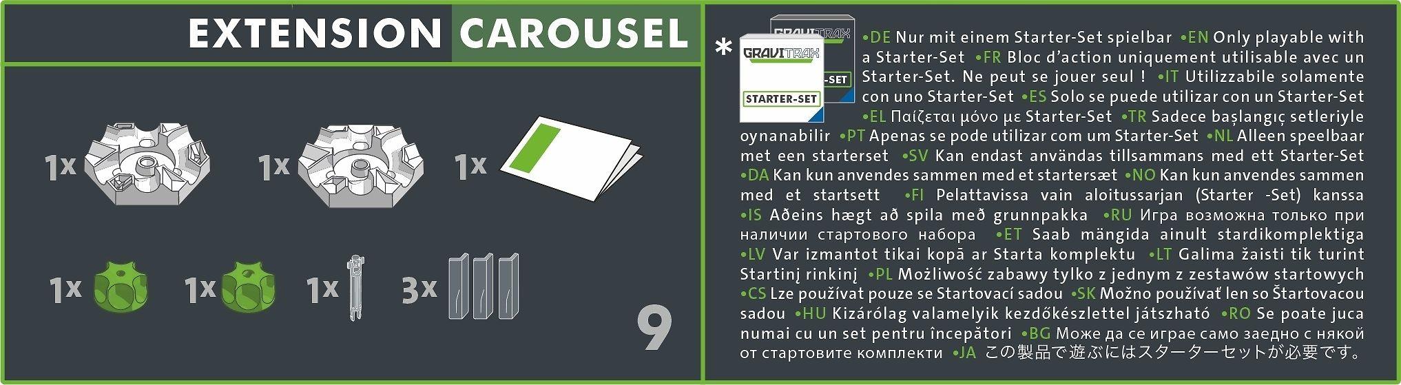 Ravensburger GraviTrax PRO priedas „Carousel“, nuo 8 m.