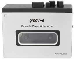 Groov-e PS530SR kannettava kasettisoitin Bluetoothilla