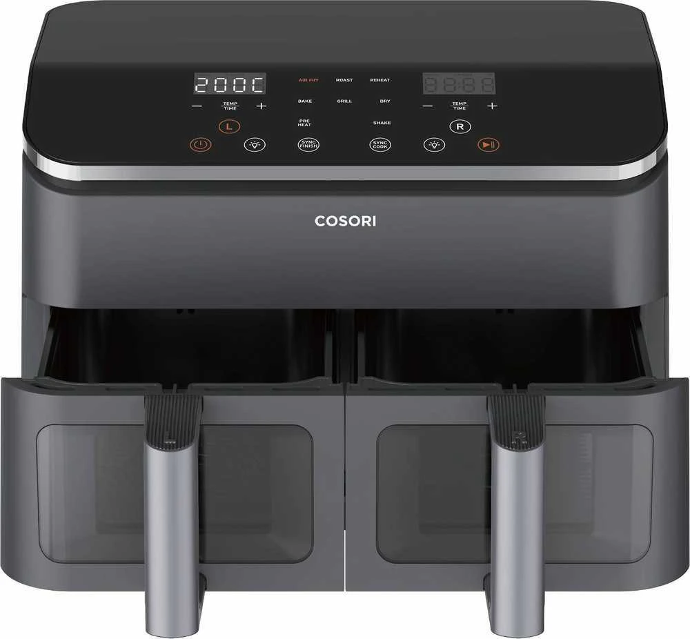 Gruzdintuvė Cosori Dual Basket CAF-R901-8.5 l juoda
